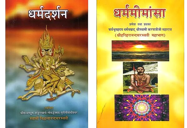 Two Great Sannyasis Explain Dharma: Set of 2 Books (In Hindi)