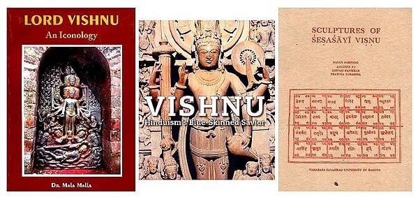 Art and Iconography of Bhagawan Vishnu (Set of 3 Books)