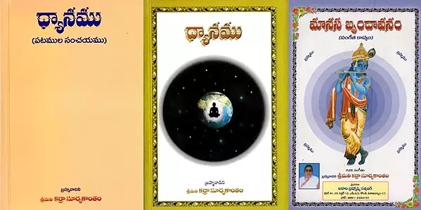 3 Books by Karra Suryakantham in Telugu  (Set of 3 Volumes)