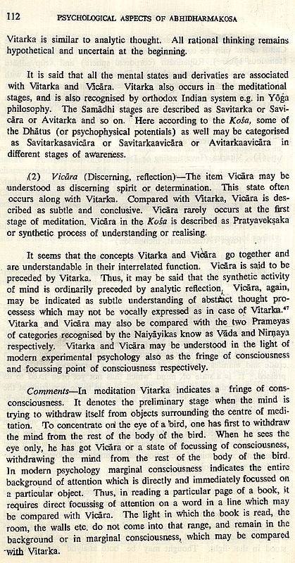 Some Psychological Aspects of Early Buddhist Philosophy