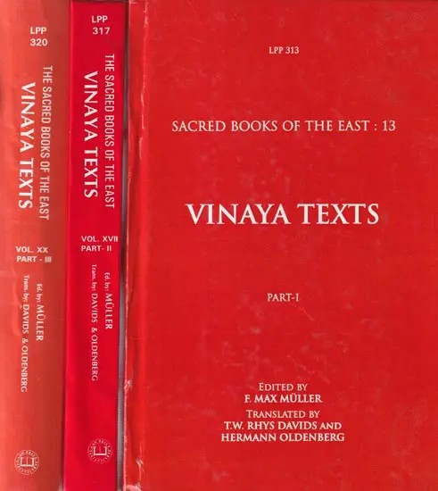 Vinaya Texts- Sacred Books of The East: 13 (Set of 3 Parts)