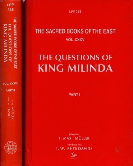 The Questions of King Milinda: Set of 2 Parts