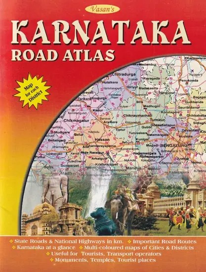 Karnataкa Road Atlas: Map for Each District