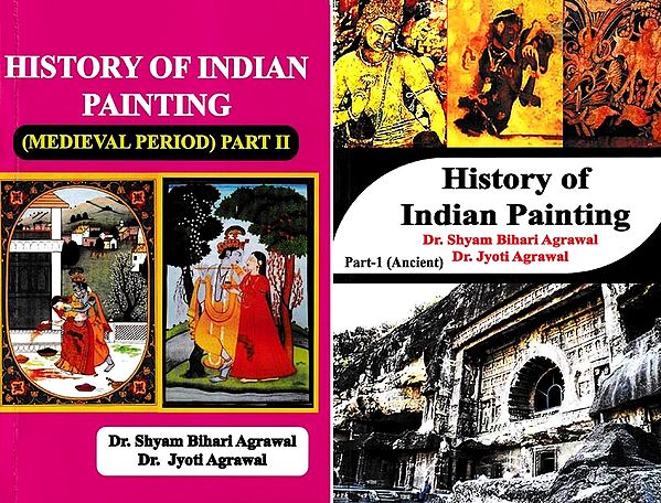 History of Indian Painting: Ancient and Medieval Period (Set of 2 Volumes)