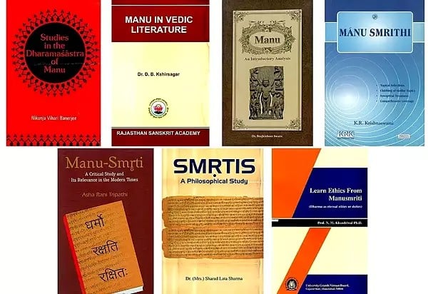 Studies in Manu and His Smrti (Set of 7 Books)