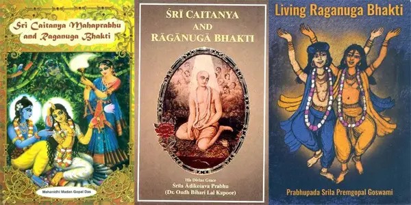 Three Books on  Raganuga Bhakti (Set of 3 Books)