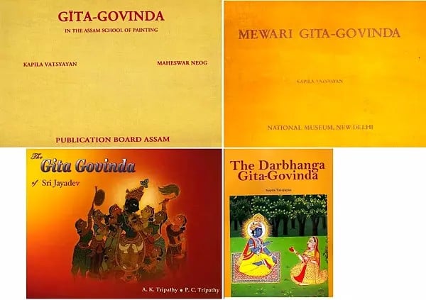 The Gita Govinda in Indian Art (Set of 4 Books)