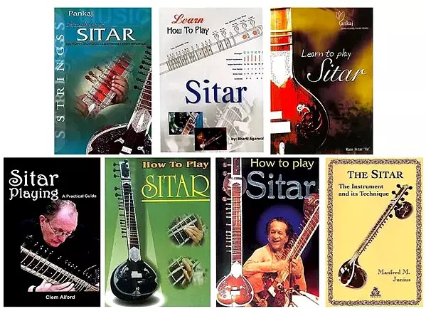Learn to Play on Sitar (Set of 7 Books)