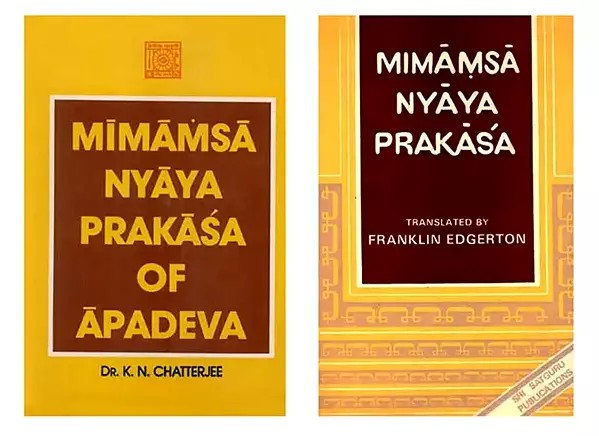 Mimamsa Nyaya Prakasa of Apadeva (Set of 2 Books)