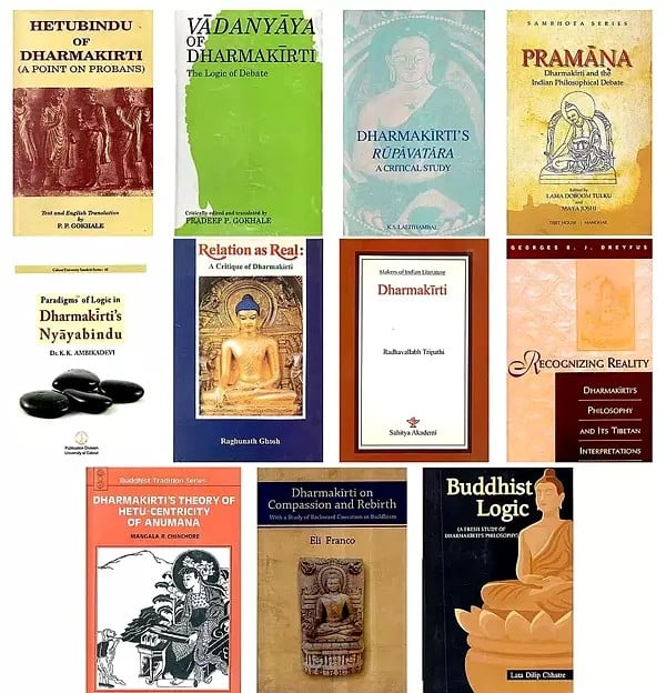 Studies on Buddhist Philosopher Dharmakirti and His Works (Set of 11 Books)