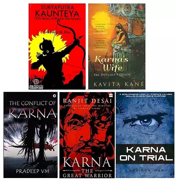 Books on Karna (Set of 5 Books)