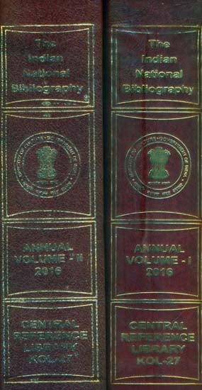 The Indian National Bibliography Annual Volume 2016 (Set of 2 Volumes)