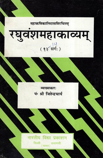 रघुवंशमहाकाव्यम् - Raghuvansha Mahakavyam (Cantos 14)