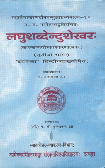 लघुशब्देन्दुशेखर:- Laghu Shabdendu Shekhar (An Old Book)
