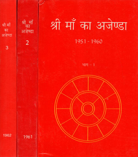 श्री माँ का अजेण्डा - The Mother's Agenda (Set of Three Volumes)