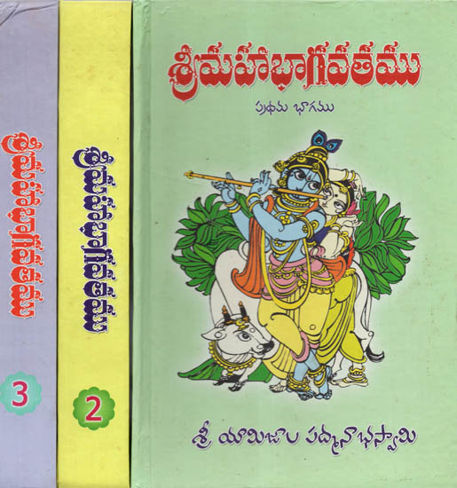 Sri Maha Bhagavatam- Set of 3 Volumes (Telugu)