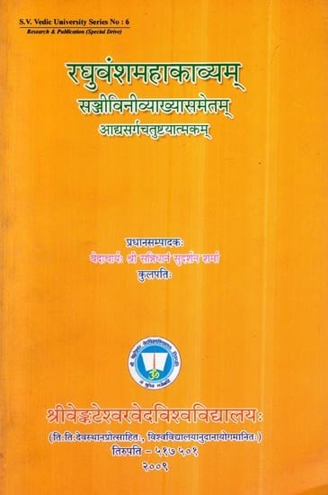 रघुवंशमहाकाव्यम्- Raghuvansh Mahakavyam (Sanjivini Vyakhyasametam)