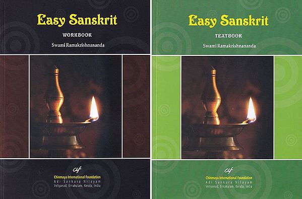 Easy Sanskrit: Textbook, Workbook (Set of 2 Books)