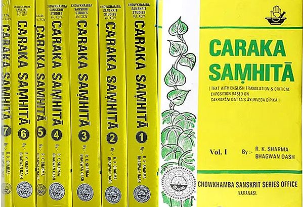 Caraka Samhita (Critical Exposition Based On Cakrapani Datt's Ayurveda Dipika) (Set of 7 Volumes)