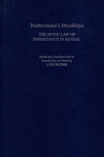 Jimutavahana Dayabhaga (The Hindu Law of Inheritance in Bengal)