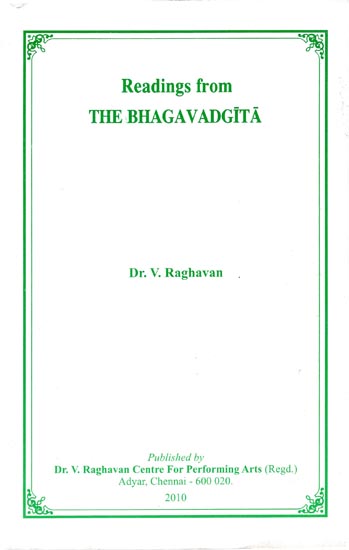 Reading from The Bhagavad Gita