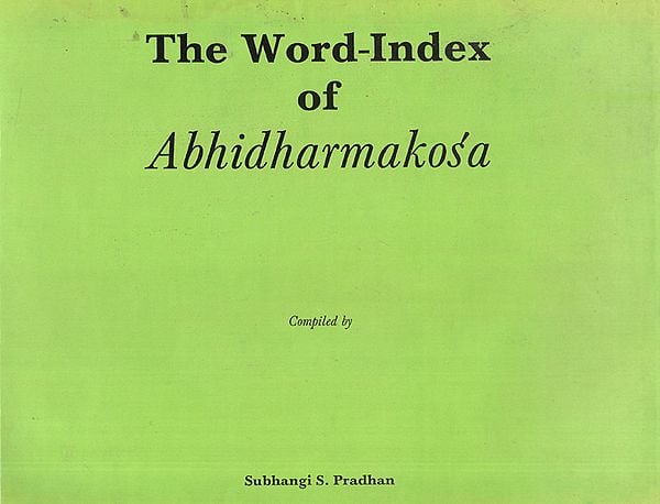 The Word Index of Abhidharmakosa (An Old Book)