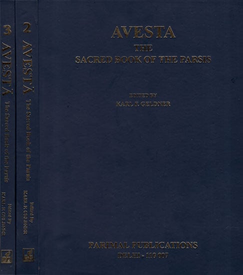 Avesta - The Sacred Book of The Parsis (Set of 3 Volumes)