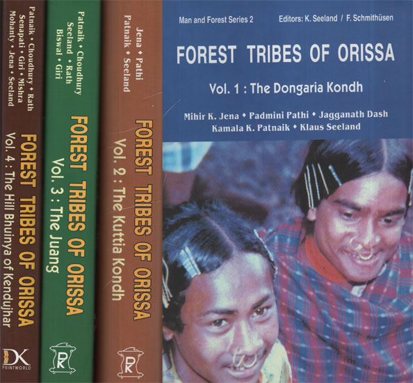 Forest Tribes of Orissa (Set of 4 Volumes)