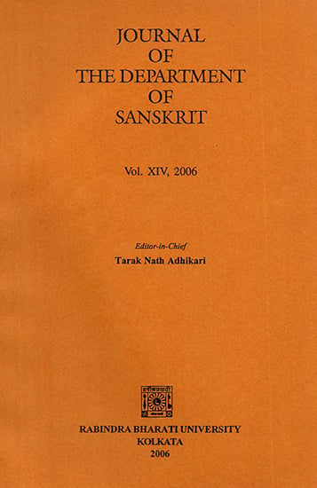 Journal of The Department of Sanskrit- Volume 14, 2006