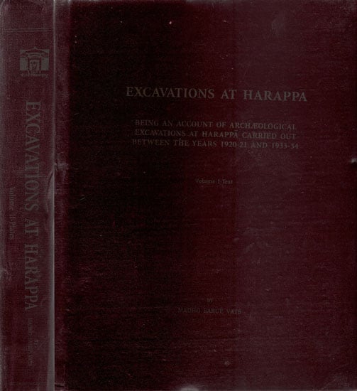 Excavations At Harappa - Set of 2 Volumes (An Old and Rare Book)