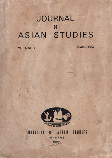 Journal of Asian Studies- Vol. 1 No. 2- March 1984 (An Old and Rare Book)