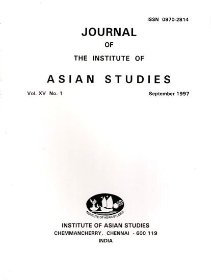 Journal of The Institute of Asian Studies Vol. XV No.1