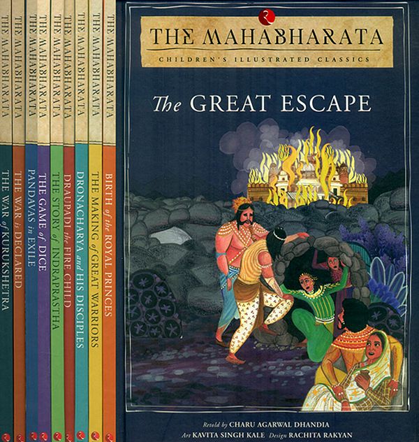 The Mahabharata - Children Illustrated Classics (Set of 10 Volumes)