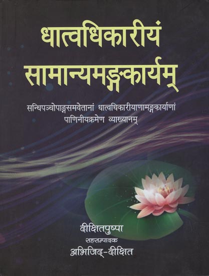 धात्वधिकारियम सामान्यमङ्गकार्यम: A Book on Dhatus