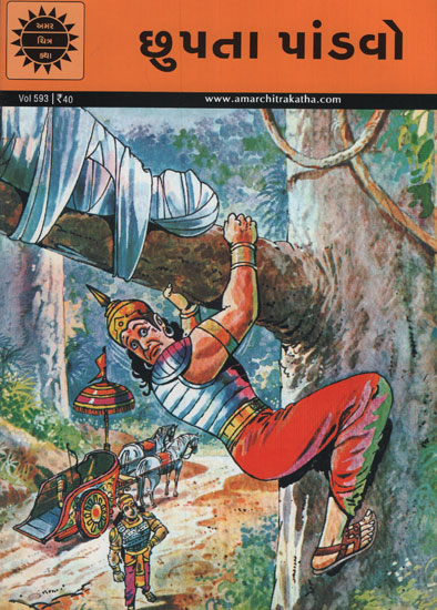 છુપતા પાંડવો - The Pandavas in Hiding in Gujarati (Comic)