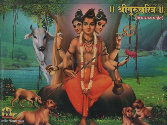 श्री गुरुचरित्र कथासारासहित - Story of Shri Gurucharitra with Kathasara  (Marathi)