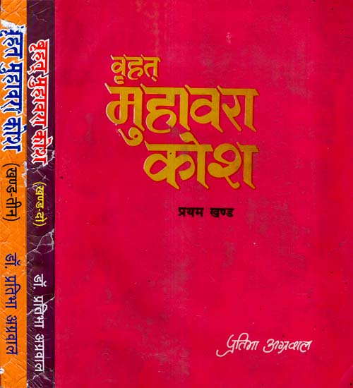 वृहत् मुहावरा कोश: Dictionary of Brihat Idiom -  An Old and Rare Book (Set of 3 Volumes)