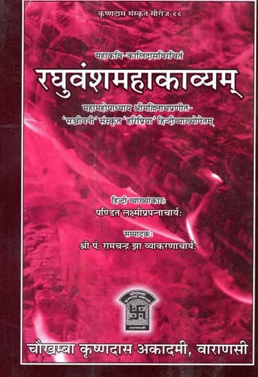 रघुवंशमहाकाव्यम् - Raghuvansa Mahakavyam