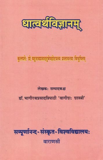 धात्वर्थविज्ञानम् : Dhatvartha Vijnanam