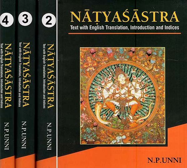 Natyasastra-Text with English Translation, Introduction and Indices (Set of Four Volumes)