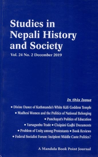 Studies in Nepali History and Society  Vol. 24 No. 2 December 2019