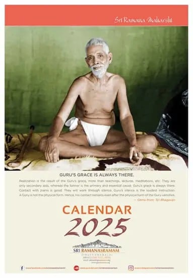 Sri Raman Maharshi (Calendar 2025)