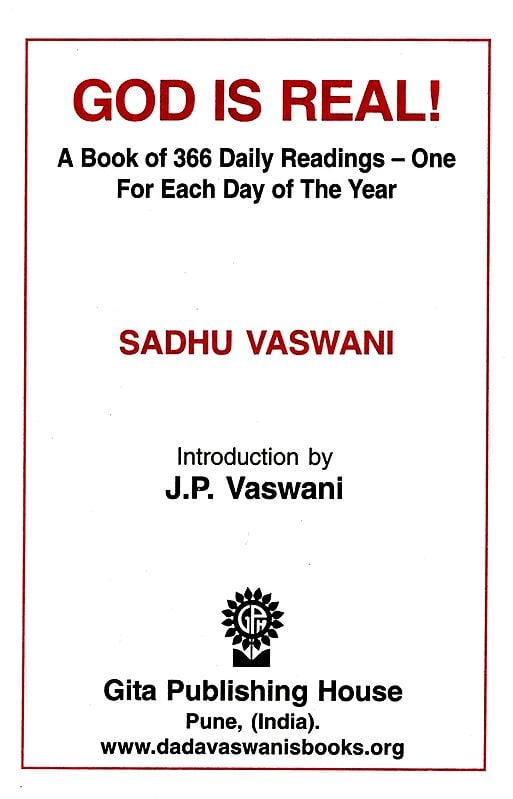 God is Real! A Book of 366 Daily Readings - One For Each Day of the Year