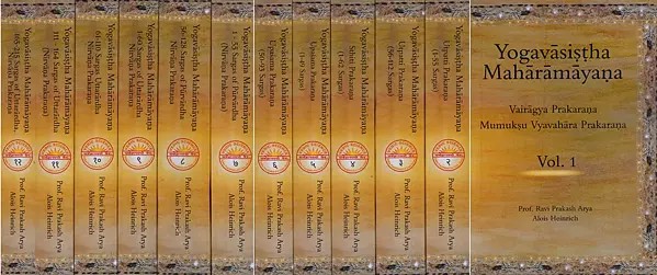 Yogavasistha Maharamayana: Original Sanskrit Text with Roman Transliteration and English Translation of Valmiki Yogavasistha (Set of 12 Volumes)