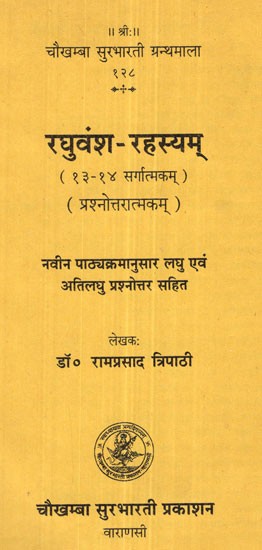रघुवंश- रहस्यम्- Raghuvansh Rahasyam