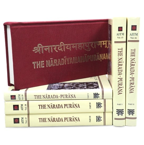 Narada Purana (Set of 6 Books in English and Sanskrit)