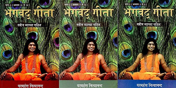 भगवद् गीता - नविन व्याख्या सहित : Bhagvad Gita - With New Explanation (Set of 3 Parts)