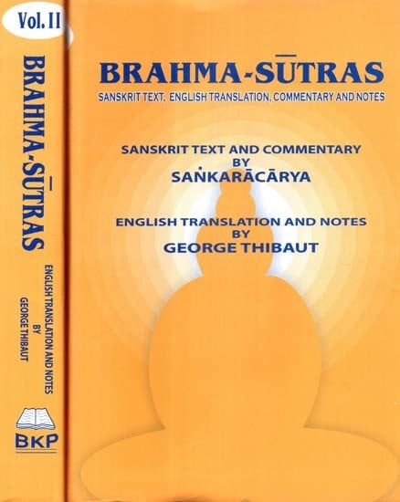 Brahma-Sutras- Sanskrit Text, English Translation, Commentary and Notes (Set of 2 Volumes)