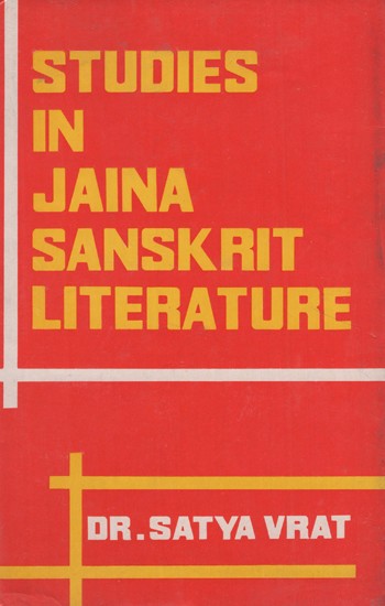 Studies in Jaina Sanskrit Literature (An Old and Rare Book)