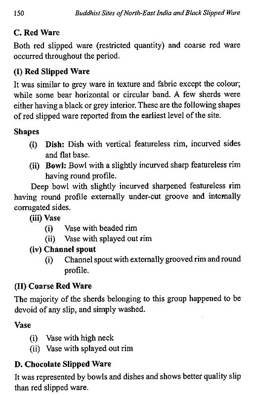 Buddhist Sites of NorthEast India & Black Slipped Ware in North India